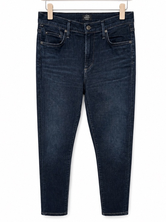 Citizens Of Humanity Denim - Citizens of Humanity Rocket Crop High Rise Skinny Ankle Jeans 28 Dark Wash